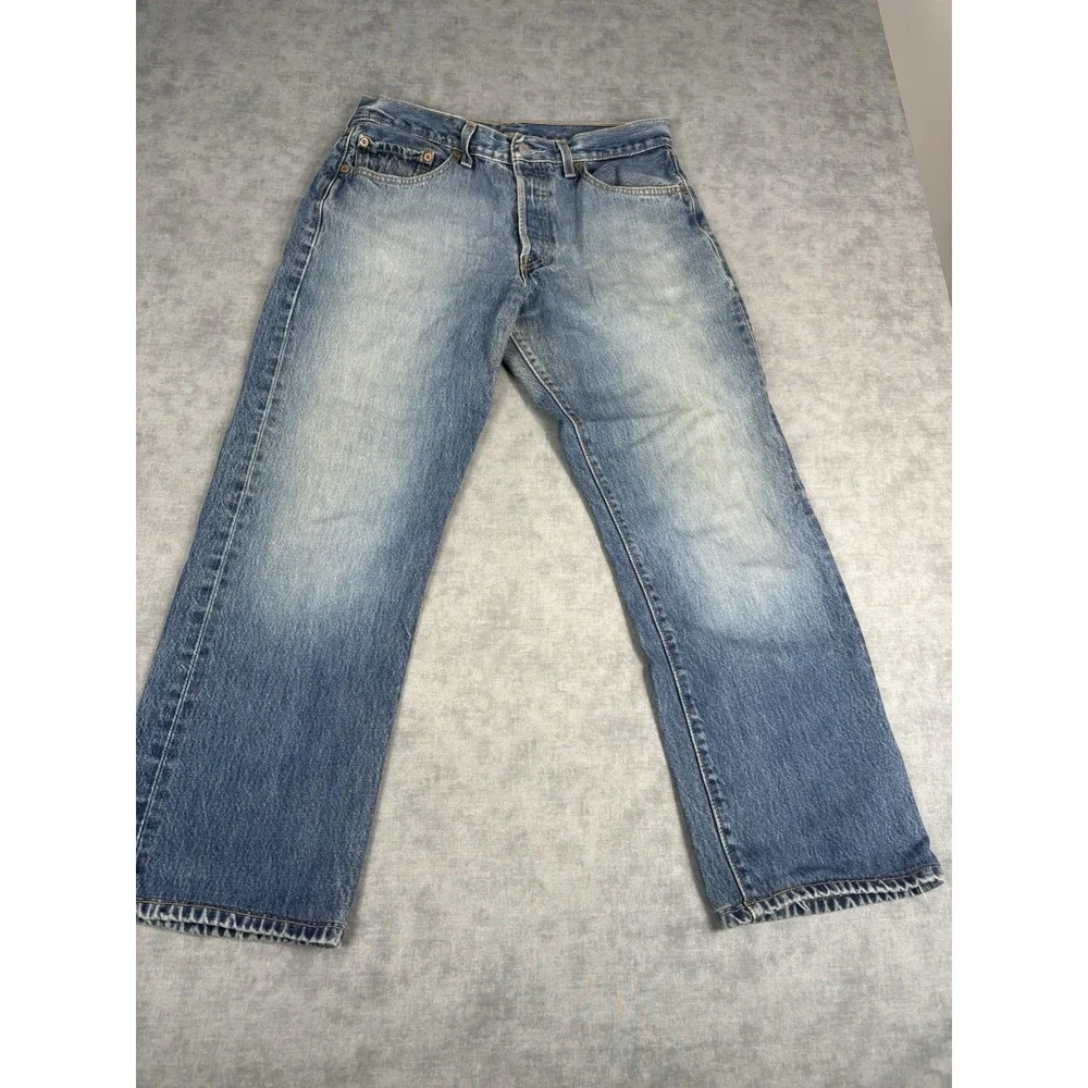 Vintage Levi's 501 Jeans Mens 33x32 32x28 Actual Button Fly Faded Y2K 15501
